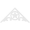 Ekena Millwork Pitch Austin Architectural Grade PVC Gable Pediment, 60"W x 30"H x 1"P (12/12) GPP060X030X100AUS - alternate 2